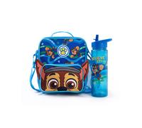 Paw Patrol Azul Believe It, Be It Juego de bolsa de almuerzo y botella Muchachos