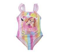 Paw Patrol Bañador con volantes para niña - Skye Hello Summer Traje de baño Niños Multicolor Multicolor, carbón, 122-128