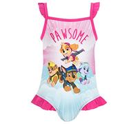 Paw Patrol Bañador para Niñas Skye, Everest, Chase, Rubble Traje de Baño La Patrulla Canina Multicolor 2-3 Años