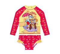 Paw Patrol bañador Piscina niña 2 Piezas, Traje de baño niños Manga Larga, Paws in Paradise bañador Natacion niña 3-4 Años