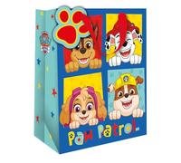Paw Patrol - Bolsa de regalo para niños, perfecta para cualquier cumpleaños de niño, azul, 33 x 26 x 13,5 cm