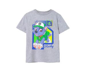 Paw Patrol Boys De Camiseta Gris | Diseño De Cachorros Rocosos | Mercancía Auténtica Camiseta Cómoda Y Elegante para Jóvenes Amigos Ecológicos