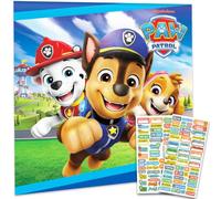 Paw Patrol Calendario 2026 - Paquete de calendario de pared de lujo 2026 de Chase and Marshall con más de 100 calcomanías recordatorias (regalos de programa de televisión de la Patrulla Canina