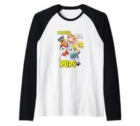 Paw Patrol Calling All Pups Team Group Graphic Camiseta Manga Raglan