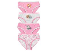 Paw Patrol - Calzoncillos para niña, color rosa y gris (4 unidades), rosa/gris, 122-128