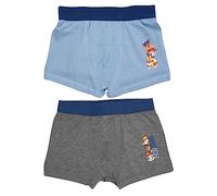 Paw Patrol Calzoncillos para niños - Pawsome - Calzoncillos para niños Gris/Azul (Pack de 2) (as3, Numeric, Numeric_122, Numeric_128, Regular)