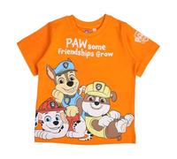 Paw Patrol, Camiseta, Niño, Niña, (4 a 10 años), Polo, Camiseta sin Mangas, Camisa, Estampado, Ropa, Unisex, Niños, Deportes, Transpirable, Modelo Paw 52023019 S1-8A, Orange