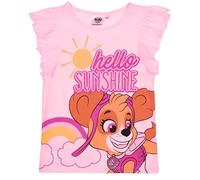 PAW PATROL Camiseta para niña con diseño de Skye de verano (DE/NL/SE/PL, numérica, 110, regular, fucsia), Rosa., 98