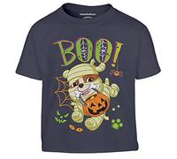 Paw Patrol - Camiseta para niños Halloween Boo Rubble Mummy 116 Azul Marino