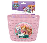 Paw Patrol Cesta de bicicleta Rosa Plástico resistente Montaje en manillar