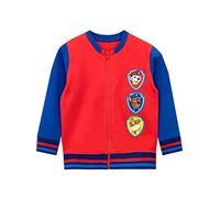 Paw Patrol Chaqueta Niño | Patrulla Canina Sudadera Cremallera para Niños | Chase Marshall Rubble Rojo 6-7 Años