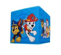 Paw Patrol Character World Cajas de almacenamiento con licencia oficial Paquete de 2 cubos de almacenamiento plegables con diseño de torre | Perfecto para organizar la habitación de los niños,
