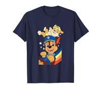 Paw Patrol Chase And Rubble Rainbow Star Power Camiseta