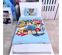 Paw Patrol Chase Conjunto De Cuna 100x135cm Funda Nórdica Funda De Algodón