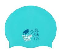 Paw Patrol Chase Gorro de natación de Silicona para Niños Niñas 3+ | Estirable Gorro de Piscina Impermeable, tamaño Universal para la Piscina (Azul Chase)