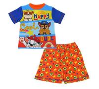 Paw Patrol Chase Marshall Rubble - Pijama Corto para niños, Multicolor, 2-3 Años: 98cm