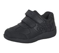 Paw Patrol Chase Marshall - Zapatos escolares para niños, color negro, resistentes a los arañazos, correas de cierre fáciles de tocar, Black, 10 UK Child