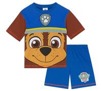 Paw Patrol Chase Patrulla Canina - Pijama de Manga Corta para Niños - 100% Algodón - 5-6 Años: 116cm
