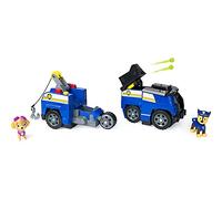 PAW Patrol Chase Split-Second 2 en 1 Transforming Police Cruiser Vehículo con 2 Figuras coleccionables