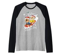 Paw Patrol Christmas Winter Wonderland Camiseta Manga Raglan