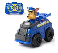 Paw Patrol - Coche de policía teledirigido Chases con Efectos de luz, Aprox. 25 cm, fácil Control Mediante Mando a Distancia, Juguete para niños a Partir de 3 años