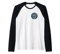 Paw Patrol Digital Shield Emblem Neon Tech Look Camiseta Manga Raglan