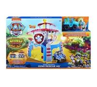 La pata patroille - Playset de cuartos generales de pata y patroille - Universo de juguete con efectos sonoros Dino Rescue con figuras de dinosaurio y Rex - 6059295 - Paw Patrol