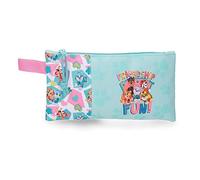 Paw Patrol Estuche Triple, Azul, 22x12 cms, Poliéster