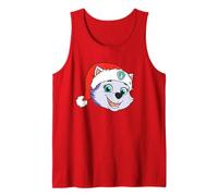 Paw Patrol Everest Christmas Santa Hat Camiseta sin Mangas