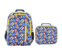 Paw Patrol Favorite Characters - Juego de mochila y almuerzo de 2 piezas de 16 pulgadas para niños pequeños, escuela y viajes