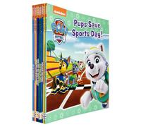 Paw Patrol Favourite Stories 10 Books Collection Box Set (Pups save the party, Pups Jungle Trouble, Pups Save A Pizza Tower, Jet To The Rescue, Pups Meet The Mighty Twins, Pups Save A Train & 4 More)