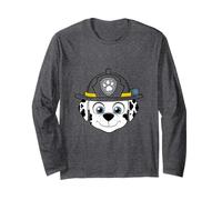 Paw Patrol Fire Dog Marshall Face Manga Larga