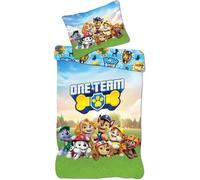 Paw Patrol Funda Nórdica Bebé 100x135 + Funda Almohada 40x60 Algodón Azul