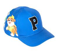Paw Patrol Gorra de béisbol personalizada para niños bordada con letras ajustables para niños, gorra snapback 100% protección UV, gorra de verano para vacaciones, azul, azul, Taille unique