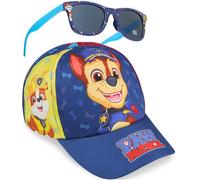 Paw Patrol Gorra Infantil Ajustable y Gafas de Sol UV 400, Conjunto Verano Niño Accesorios Ligero y Cómodo para Uso Diario (Multi Patrulla Canina)