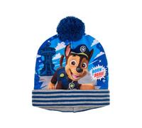 PAW PATROL Gorro de invierno para niño con pompón, azul claro, 52