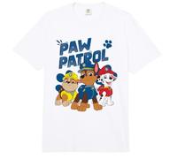 Paw Patrol Group Paw Prints Comfort Colors Adult Heavyweight T-Shirt