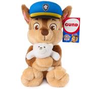 Paw Patrol GUND Chase with Snuffles Teddy Bear, Official Chase Plush Toy, Dog Stuffed Animal for Ages 1 and Up, 9.5”