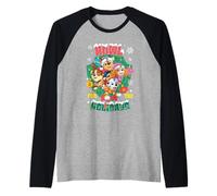Paw Patrol Howl For The Holidays Christmas Wreath Camiseta Manga Raglan