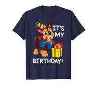 Paw Patrol It's My Birthday Happy Birthday Chase Camiseta