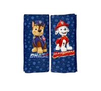 Paw Patrol Juego de 2 Mini Almohadillas Patrulla Canina Azules con Personajes Chase y Marshall. Ideal para los Cinturones de Seguridad de las Sillas infantiles. Extra Cómoda y Lavable.