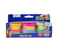 PAW Patrol Juego de plastilina Okidoki Dough Party Pack con 6 colores, plastilina infantil a partir de 3 años, juego de plastilina creativo para niños, con Chase, Marshall, Skye, Rubble, Rocky & Zuma