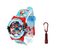 Paw Patrol - Juego de Reloj LCD y Linterna para niños, Chase, Marshall, diseño de Personajes de escombros, Pantalla Digital, función de iluminación, Correa Ajustable, diversión para jóvenes fanáticos