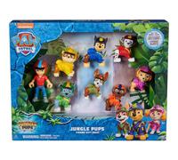 Paw Patrol: Jungle Pups - Figuras de acci n (paquete de regalo) con 8 figuras coleccionables, juguetes para ni os y ni as de 3 a os en adelante