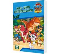 PAW Patrol Kindergartenheft: PAW Patrol - Der Dinofilm: Mal- und Rätselblock: Mehr als 60 Ausmalbilder und Rätsel zu dem neuen PAW Patrol Film ab 4 Jahren