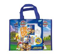 PAW Patrol - Kit de manualidades para niños con más de 200 pegatinas, 10 | Set creativo con 40 páginas para colorear, plantilla y bolsa de la compra para niños a partir de 3