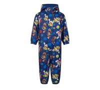 Paw Patrol/La Patrulla Canina Chaqueta impermeable con capucha y forro polar para niños, mono impermeable de una pieza, Paw Patrol, 5-6 Años: 116cm, Azul