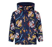 Paw Patrol / La Patrulla Canina Chubasquero con capucha, chaqueta con forro polar aislante, Dark Blue, 5-6 Años: 116cm, Azul