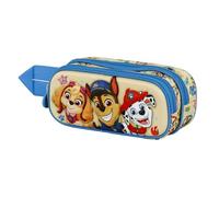 Paw Patrol La Patrulla Canina Friendship-Estuche Portatodo 3D Doble, Azul, 22 x 9.5 cm