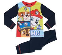 Paw Patrol La Patrulla Canina Hi! - Marshall Rubble Chase Pijama de Manga Larga para Niño - 4-5 Años: 110cm